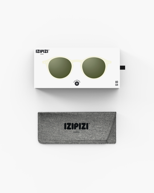 Izipizi Womens #d Sandstorm Round-frame Acetate Sunglasses In Green