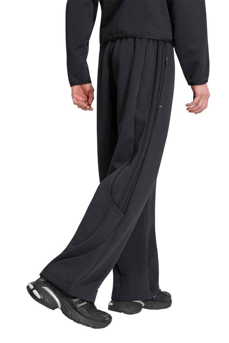 Spacer Open Hem Sweatpants, Alternate, color, BLACK