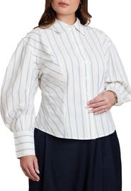 ELOQUII Oversized Sleeve Top