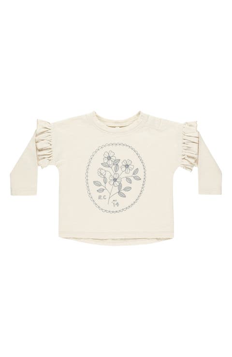 Kids' Ruffled Cotton Graphic T-Shirt (Baby & Toddler)