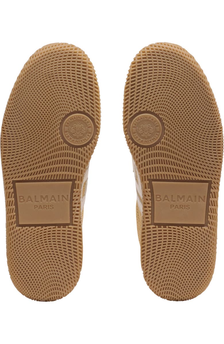Balmain Suede Balmain Swan trainers, Alternate, color, Beige