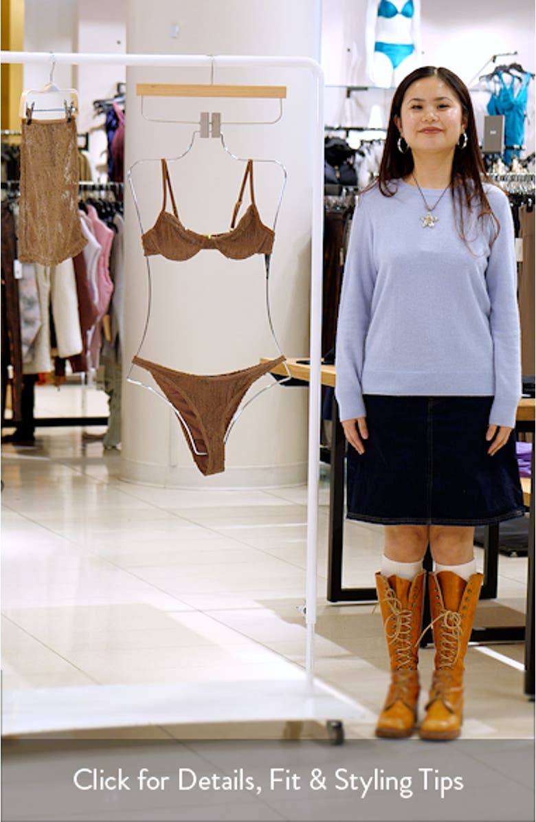 Pom Pom Crochet Swim Top, sales video thumbnail