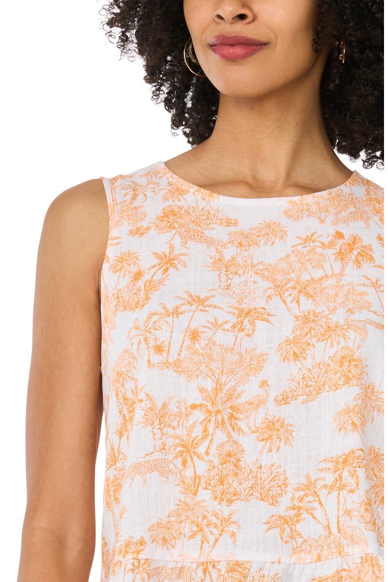 Ruffle Peplum Top, Alternate, color, TANGERINE