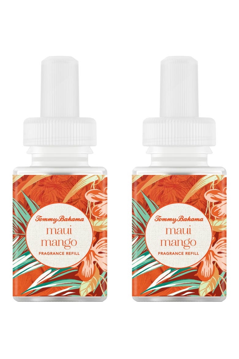 x Tommy Bahama 2-Pack Smart Fragrance Diffuser Refills, Main, color, MAUI MANGO