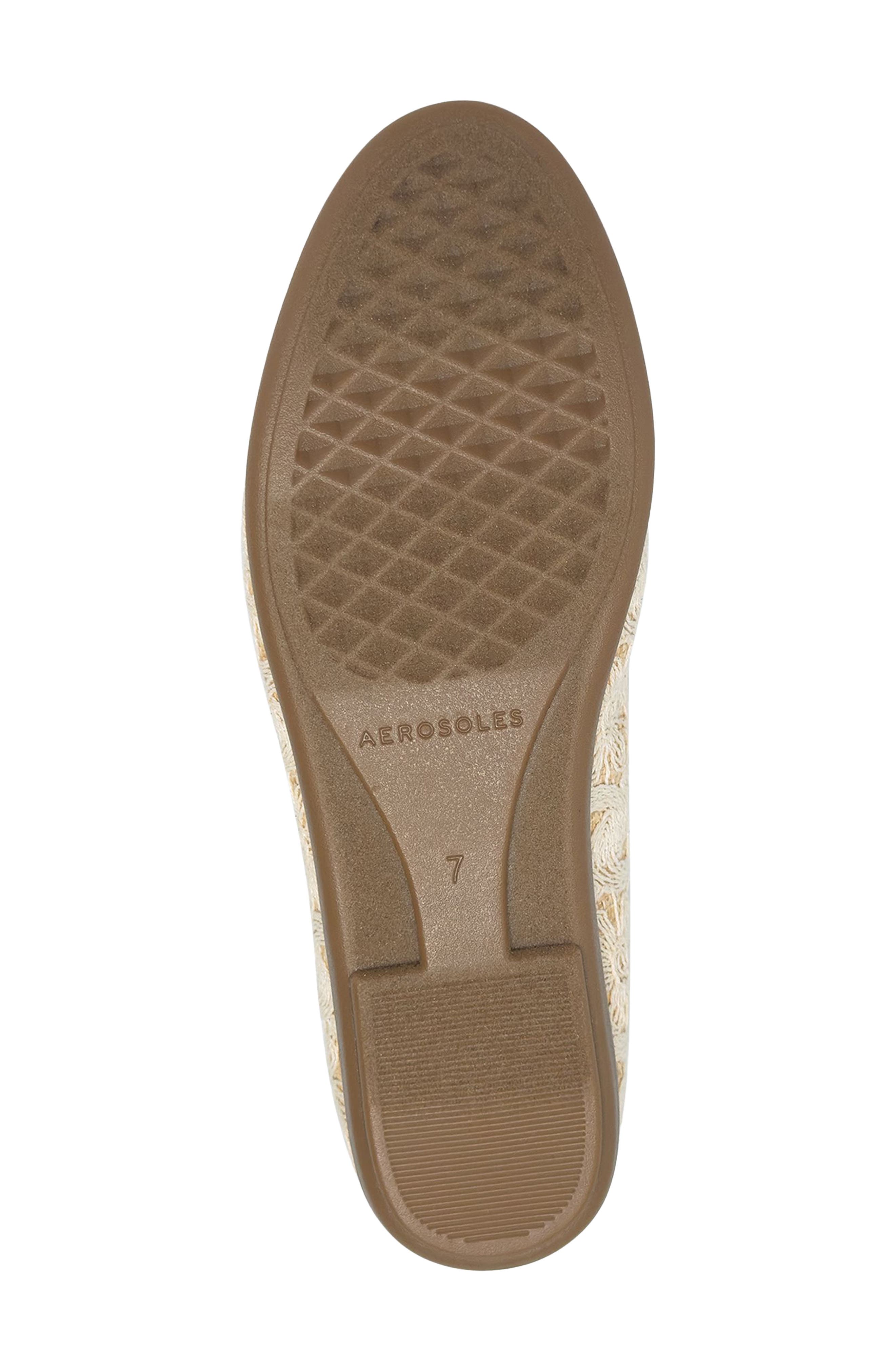 Aerosoles Big Bet Ballet Flat - Wide Width Available, Alternate, color, Natural/ Eggnog