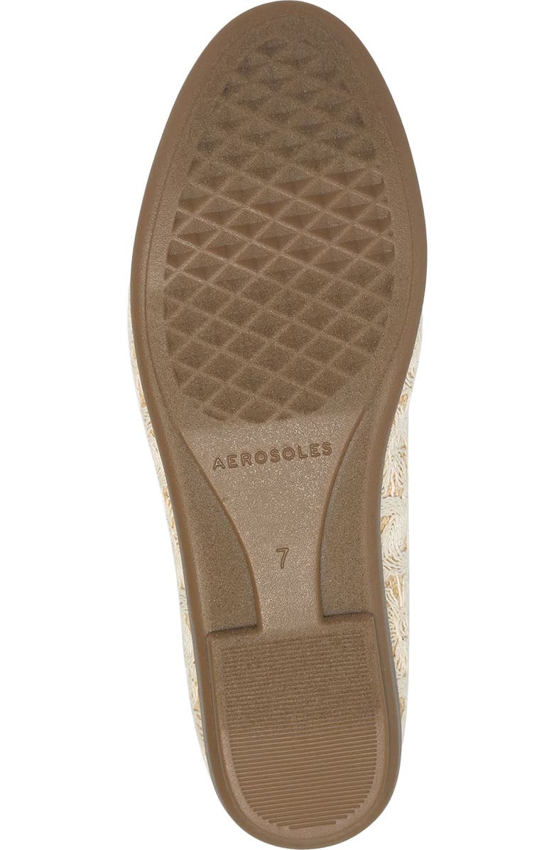 Aerosoles Big Bet Ballet Flat - Wide Width Available, Alternate, color, Natural/ Eggnog