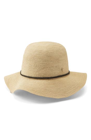 Helen Kaminski Jolie Straw Sun Hat In Alabaster/charcoal