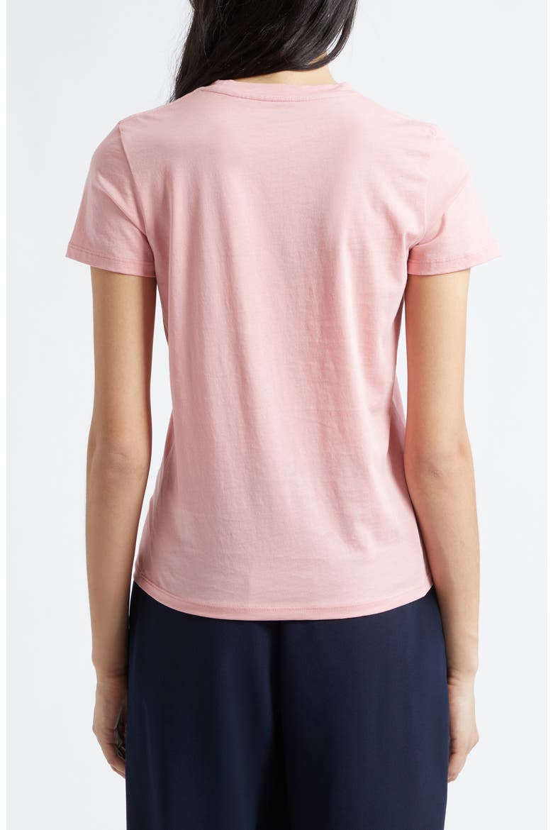 Essential Crewneck Pima Cotton T-Shirt, Alternate, color, LOTUS PINK