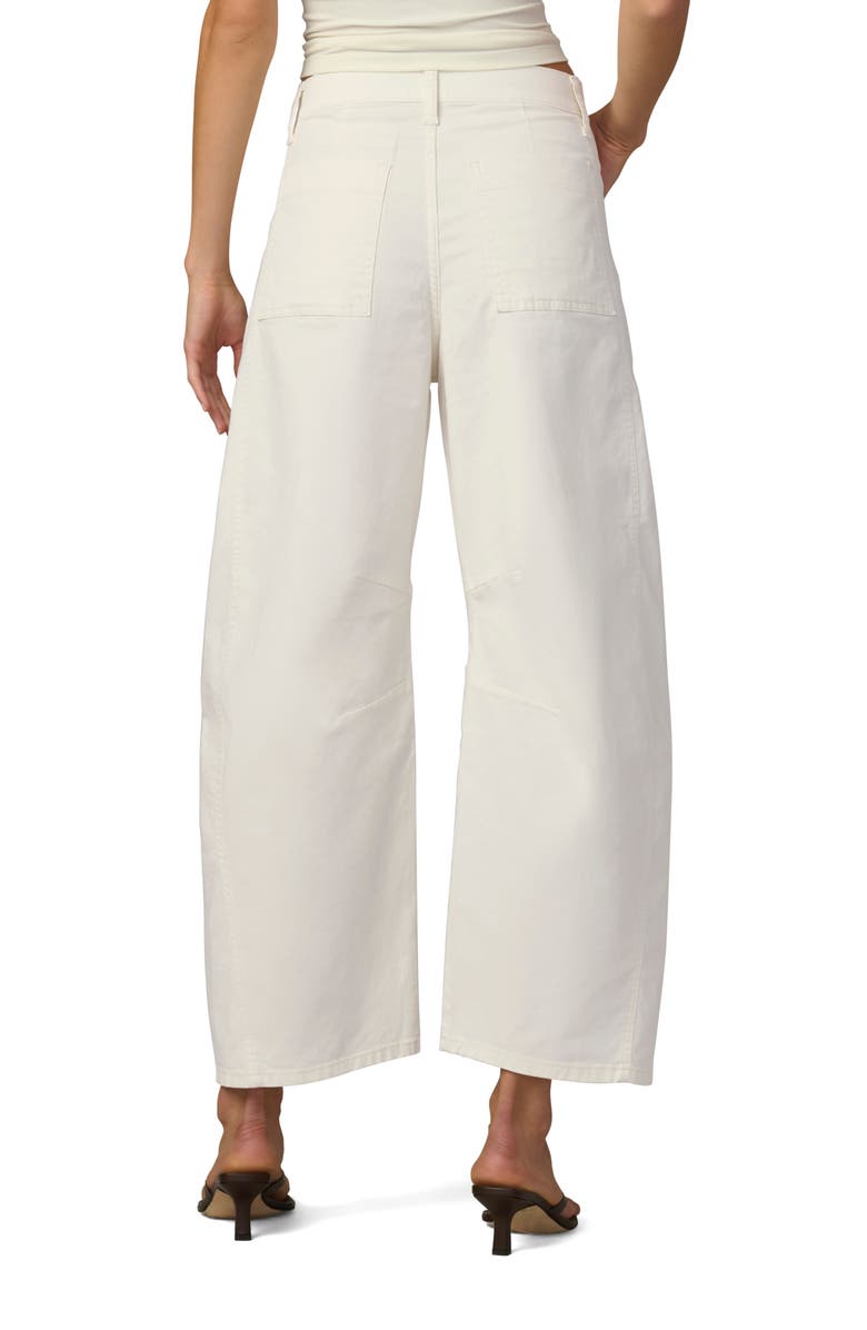 Joe's The Bowie High Waist Ankle Barrel Jeans, Alternate, color, Milk