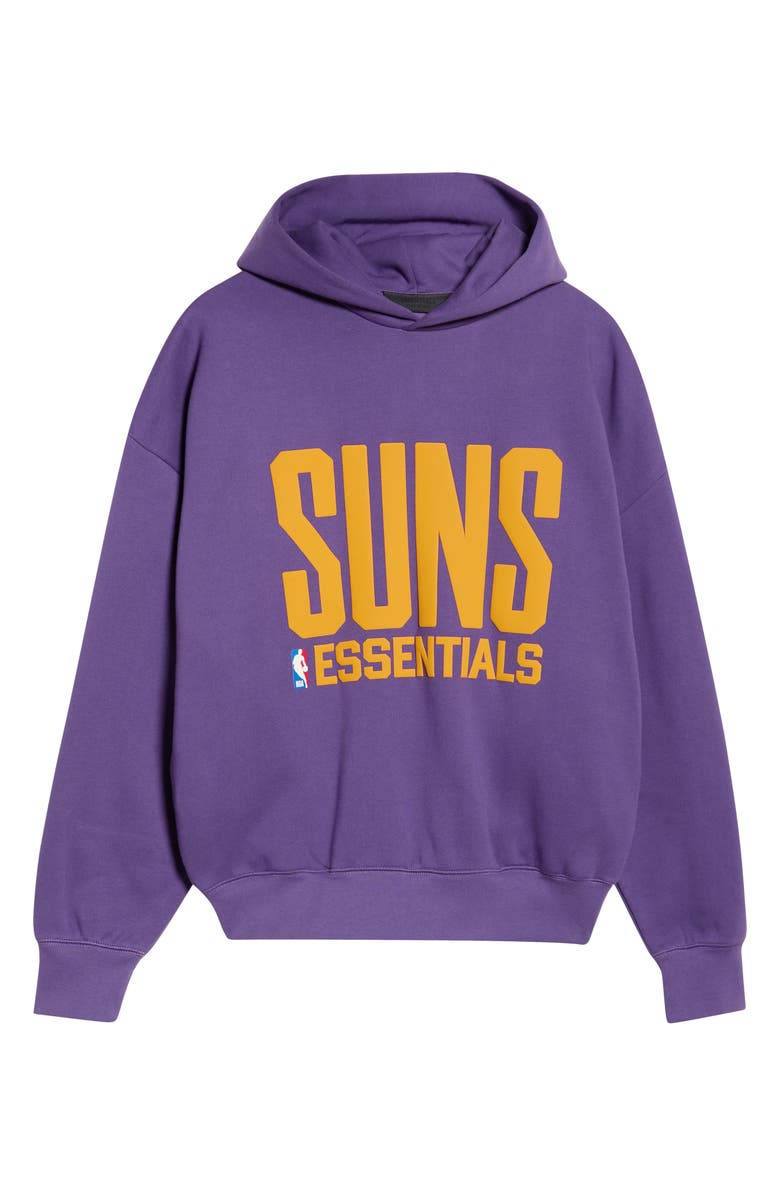 Fear of God Essentials x NBA Suns Sports Fit Hoodie, Alternate, color, Purple Reign