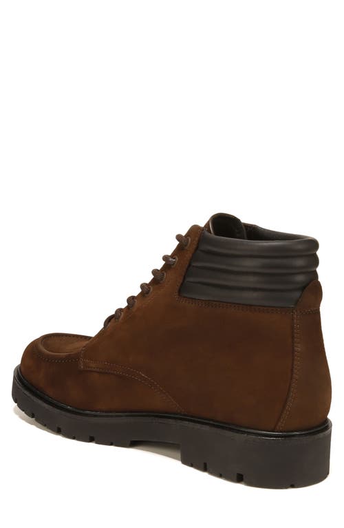 Vince Leonard Lugged Suede Boot In Brown