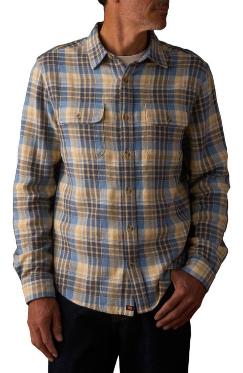 Mountain Regular Fit Flannel Button-Up Shirt