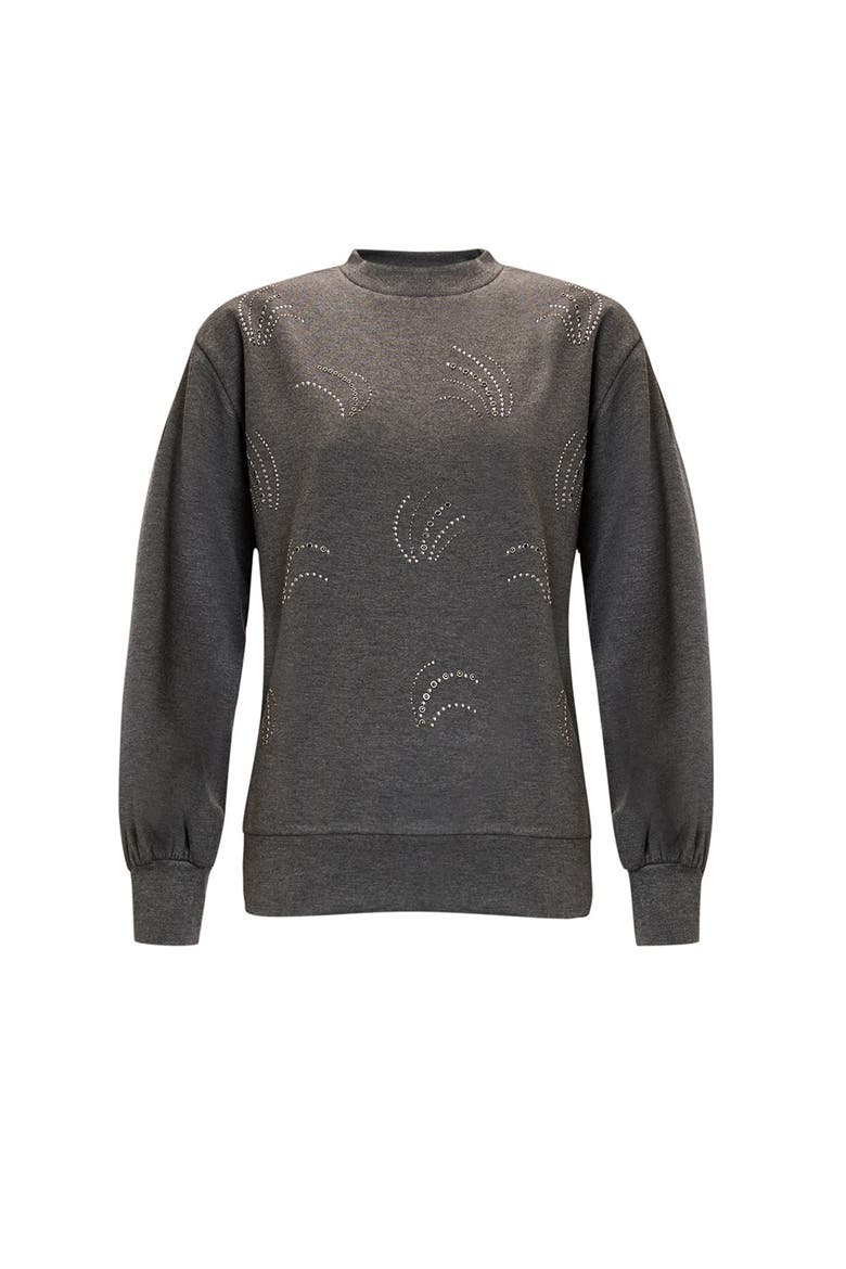 Fara Sweatshirt, Alternate, color, ANTHRACITE