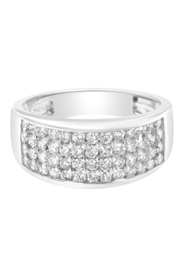 14K White Gold 1.0 Cttw Round Cut Diamond Ring, Main, color, White