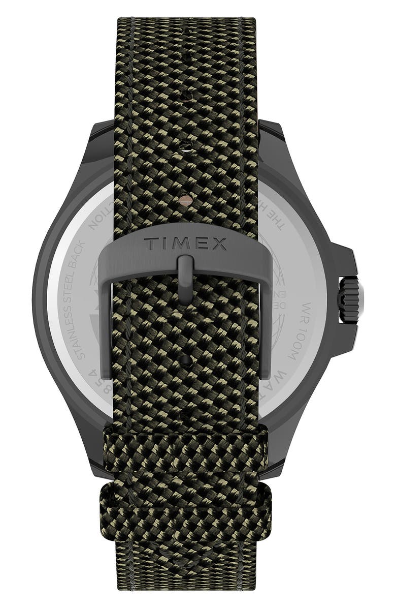 Timex<sup>®</sup> Harborside Coast Textile Strap Watch, 43mm, Alternate, color, 