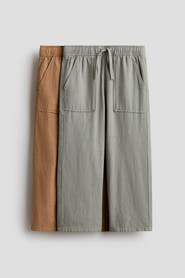 H&M 2-pack Cotton Drawstring Trousers