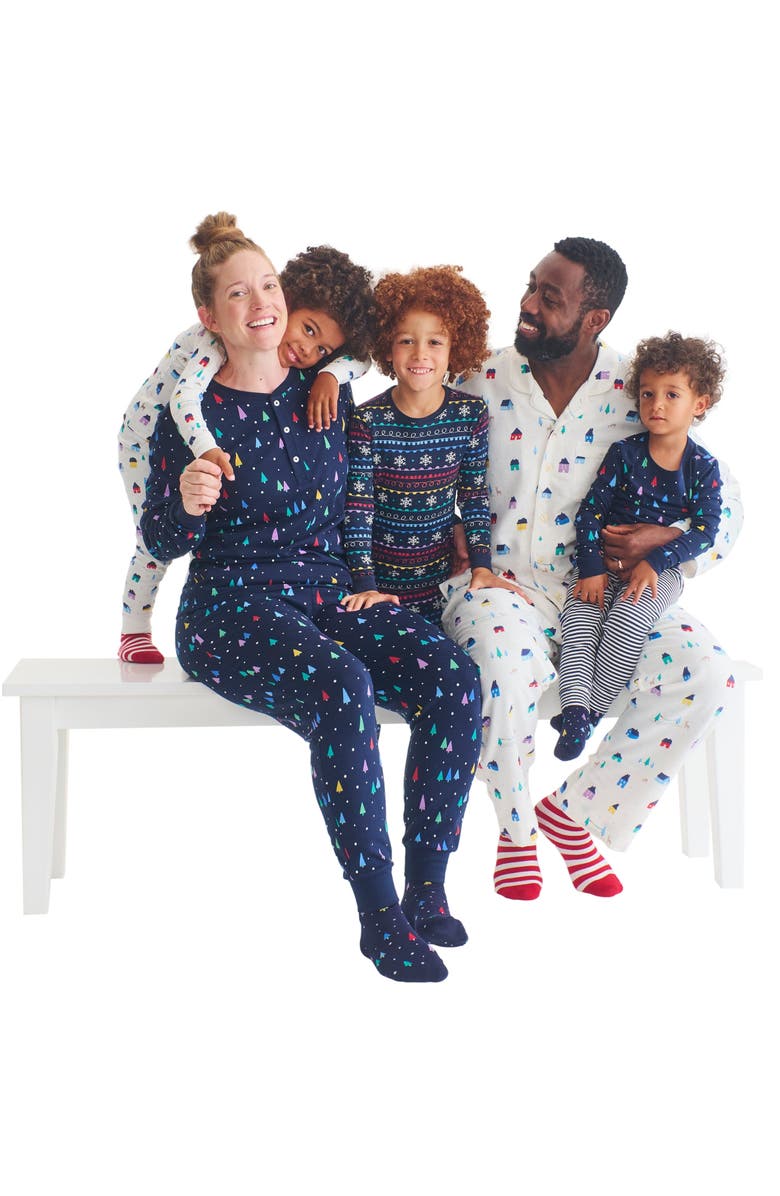 Primary Adult Organic Pj Pant In Holiday Prints, Alternate, color, 