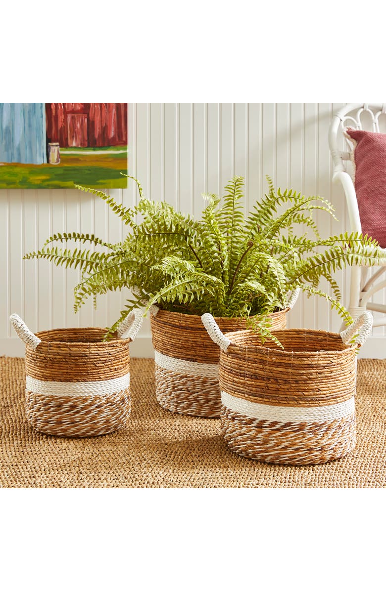 Napa Home & Garden Key Largo Round Baskets Set of 3, Alternate, color, 