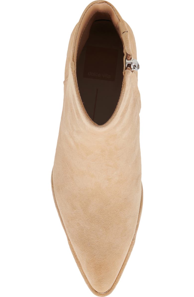 Dolce Vita Nonah Pointed Toe Bootie, Alternate, color, Tan Suede