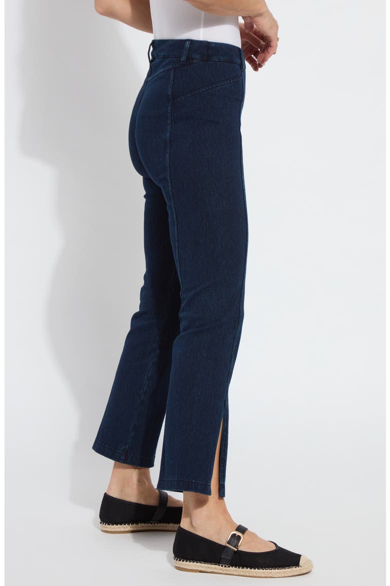 Britt Split Ankle Flare Leg Jeans, Alternate, color, INDIGO