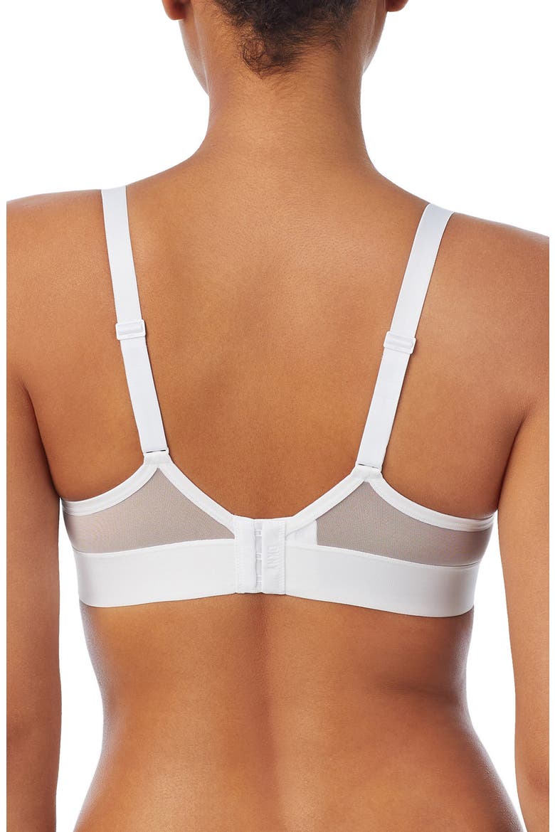 Sheer Mesh Unlined Bra, Alternate, color, WHITE