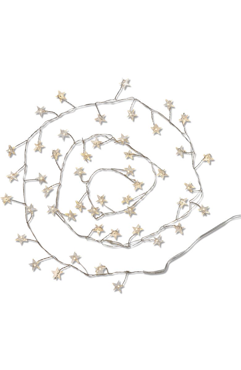 tag Twinkling Gold Stars String Lights Indoor LED Christmas Decor, Main, color, Gold