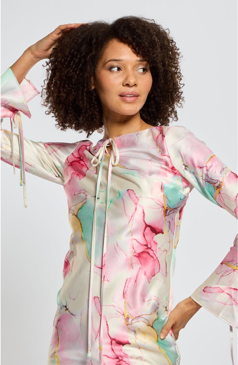 Daska Sali Dress, Alternate, color, Marble