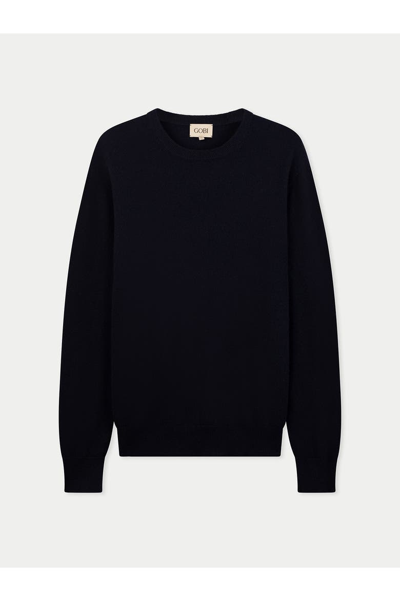 Timeless Crewneck Cashmere Sweater, Main, color, navy blazer