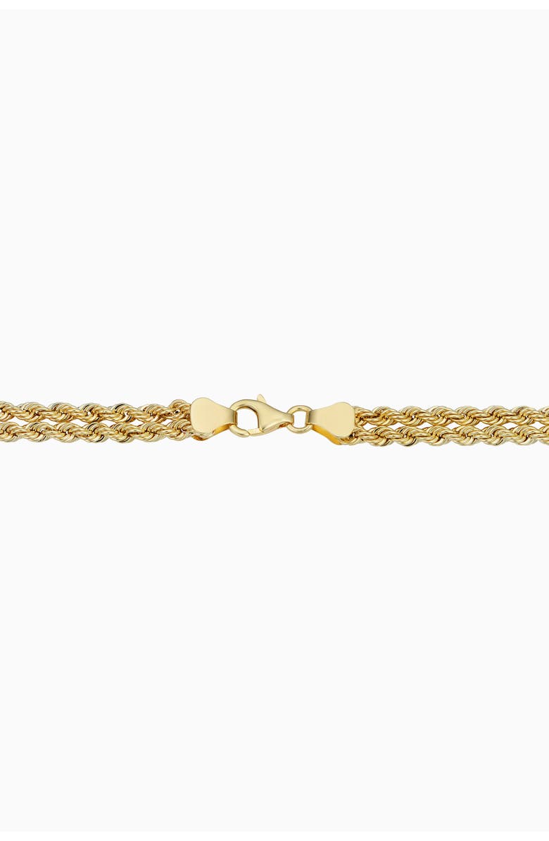 Oradina 18K Gold Rock Panther Head Bracelet, Alternate, color, 
