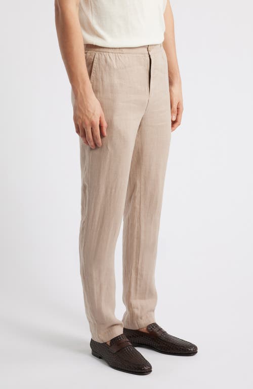 Bugatchi Tristan Drawstring Linen Pants In Multi