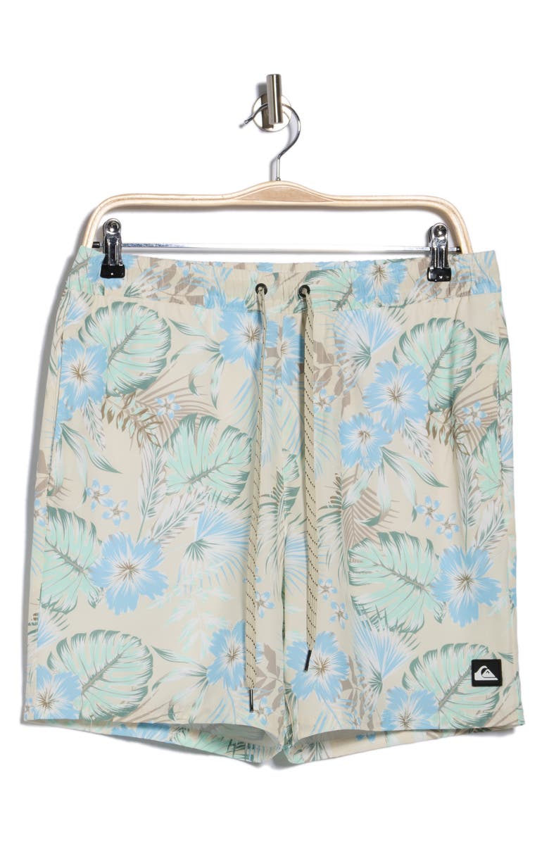 Quiksilver Summer Volley Swim Shorts, Main, color, Bone