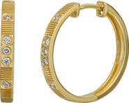 Bony Levy Cleo Diamond Hoop Earrings