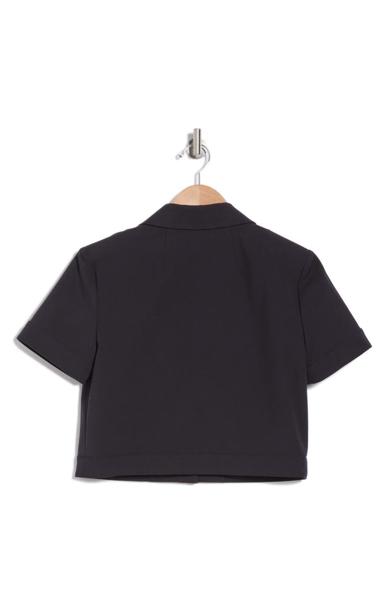 Theory Short Sleeve Crop Shirt Jacket, Alternate, color, 