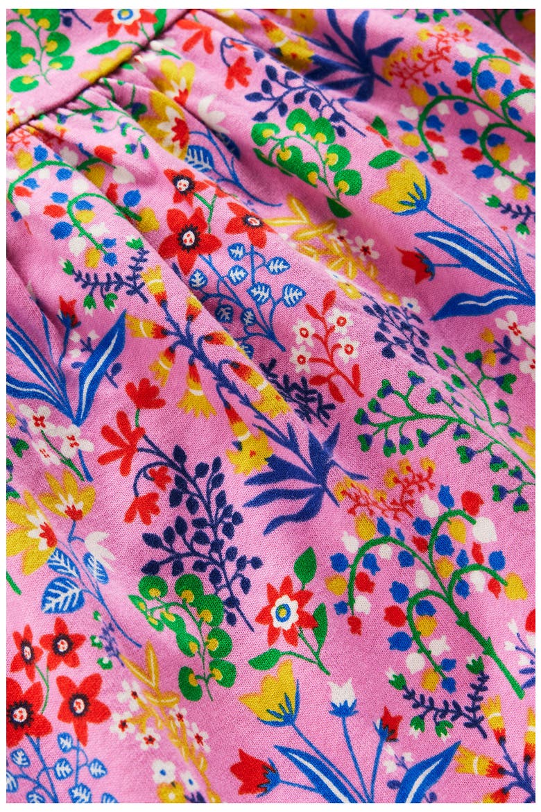 Kids' Ariel Print Twirly Cotton Jersey Dress, Alternate, color, MEADOWSWEET PINK GARDEN FLORAL