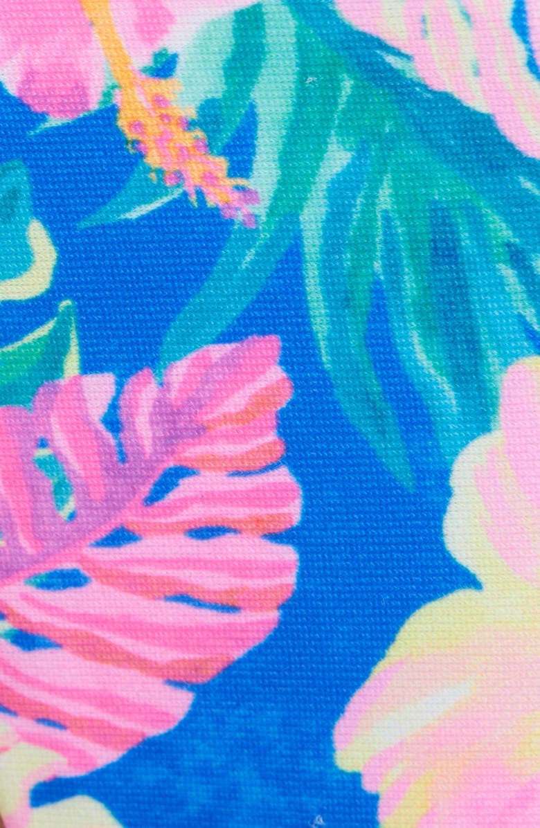 Kulani Kinis Retro Y Thong Bikini Bottoms, Alternate, color, Electric Palms