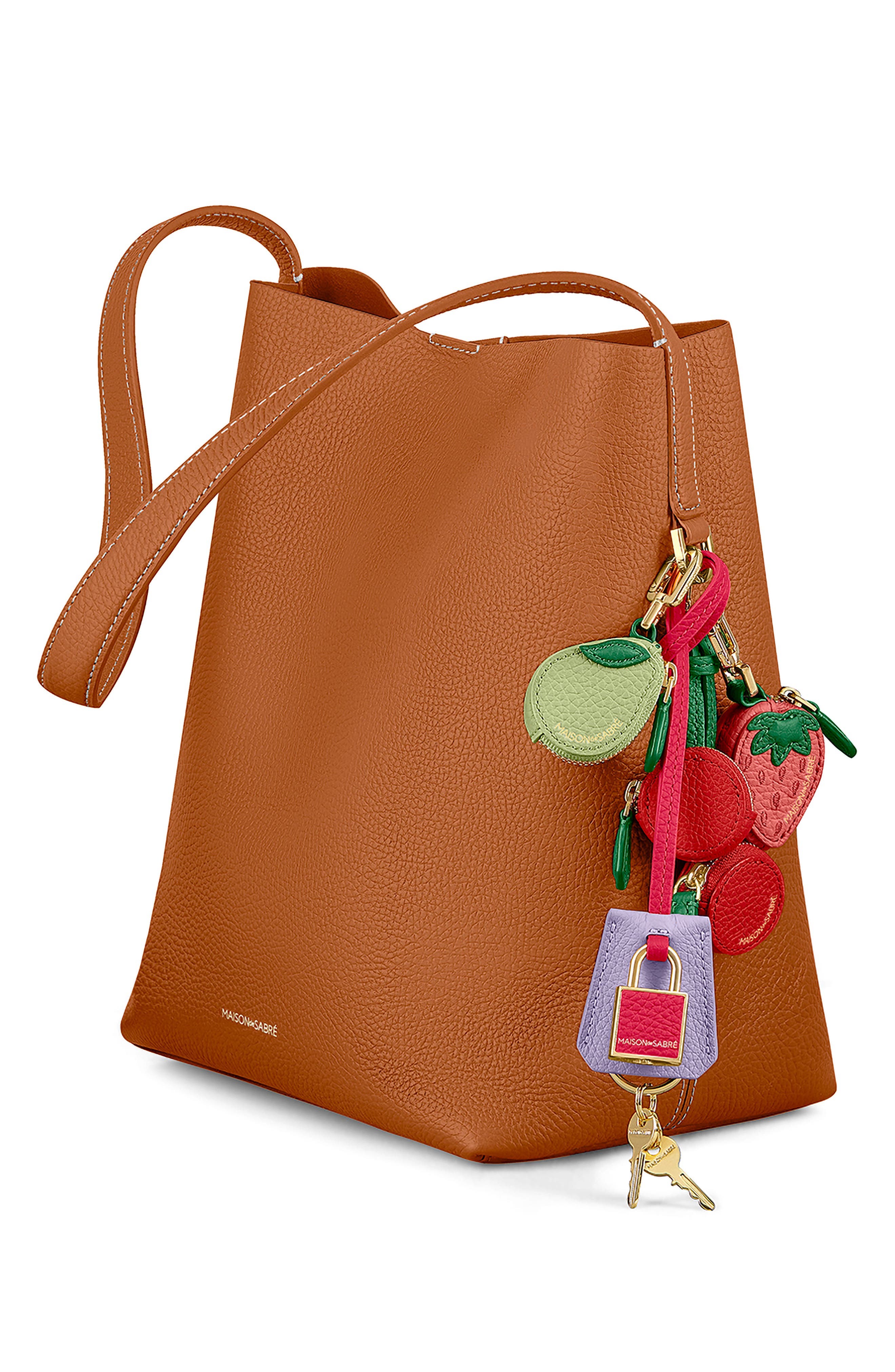 MAISON de SABRÉ The SABRÉMOJI Padlock Charm, Alternate, color, Fuchsia Lavender