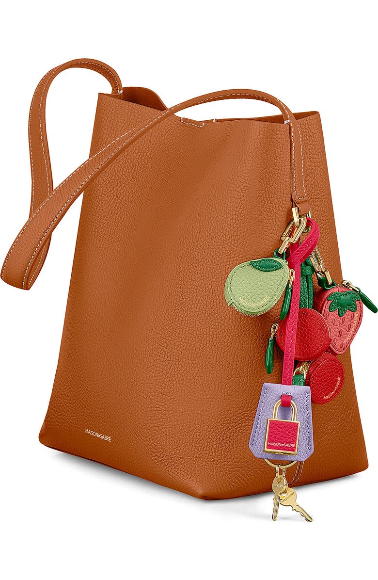 MAISON de SABRÉ The SABRÉMOJI Padlock Charm, Alternate, color, Fuchsia Lavender