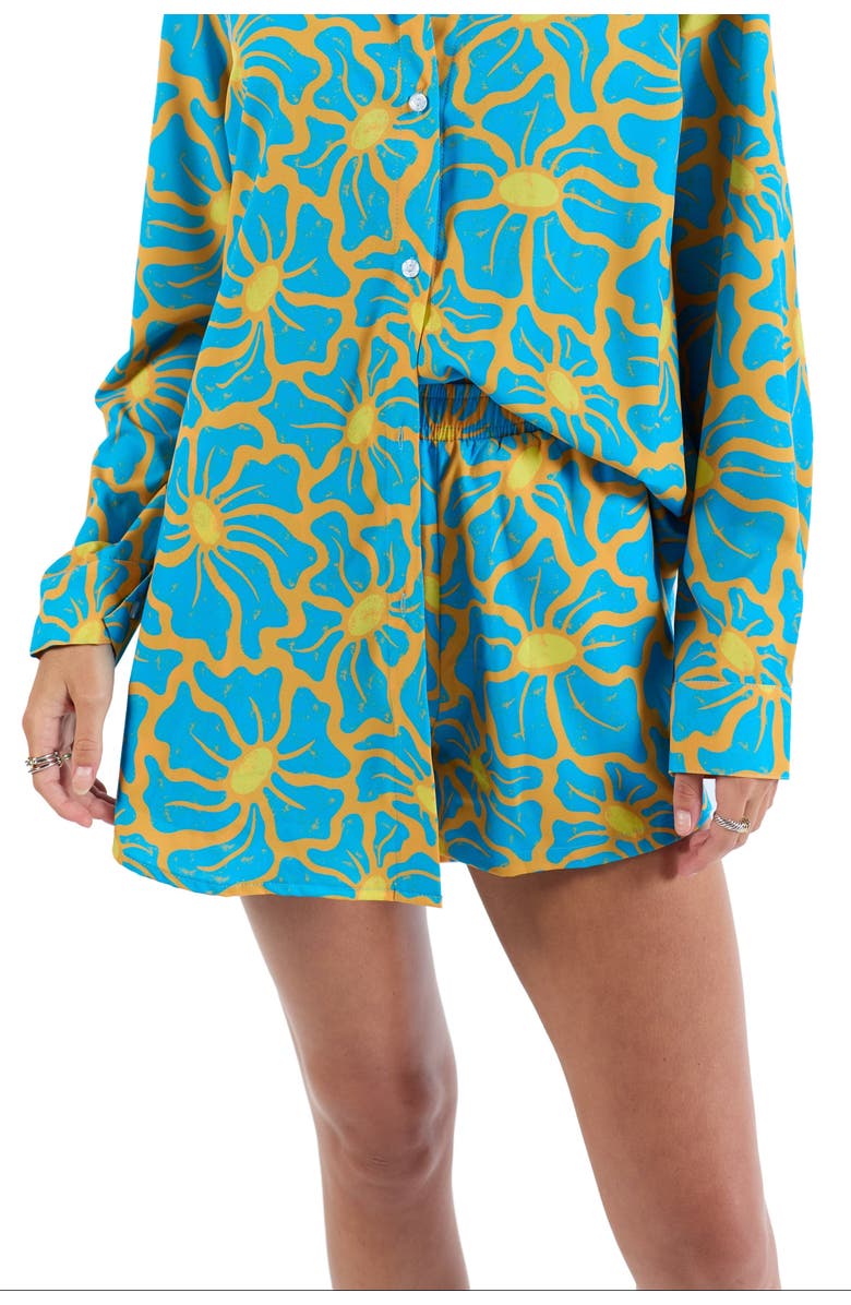 Kenny Flowers The 1979 - Ladies Resort Shorts, Alternate, color, Teal