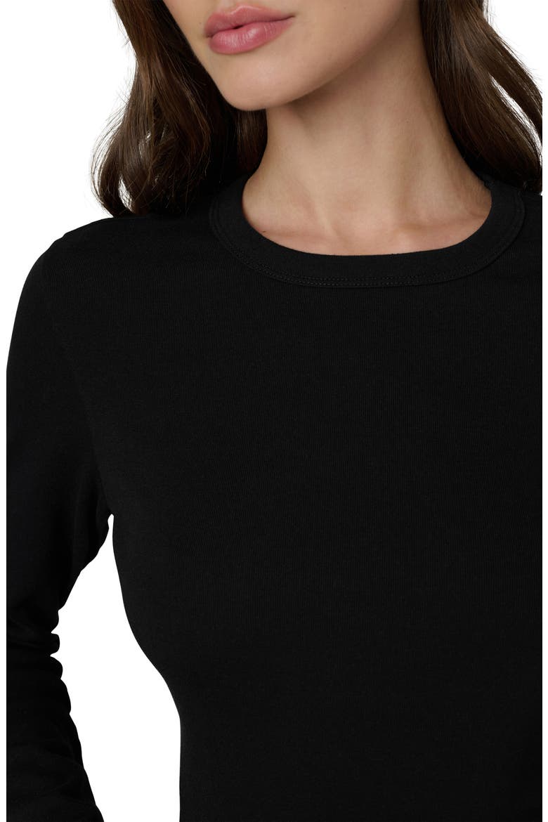 Long Sleeved Baby T-shirt, Alternate, color, BLACK