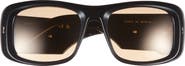 Gucci 56mm Rectangular Sunglasses