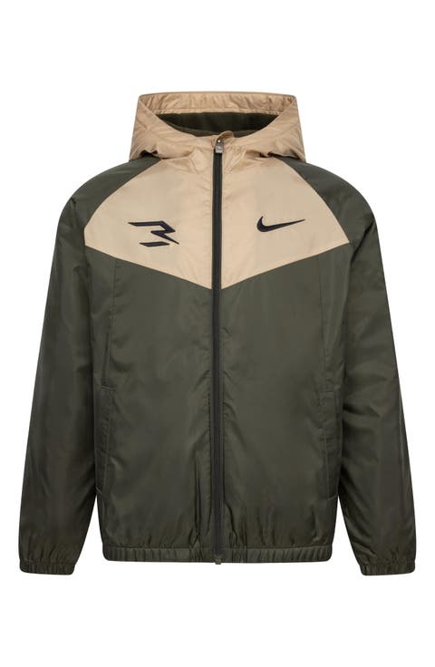 Kids' Fleece Lined Windrunner Jacket (Big Kid)
