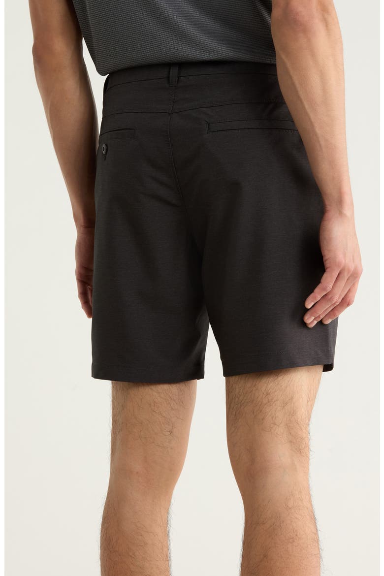 Technical Flat Front 7.5-Inch Shorts, Alternate, color, CAVIAR