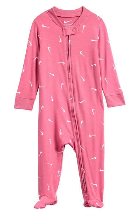 Swoosh Print Footie