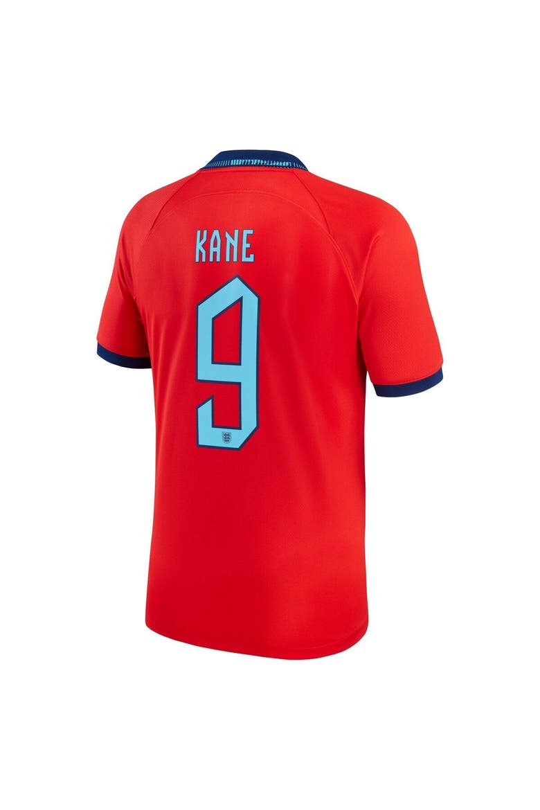 Men's Nike Harry Kane Red England National Team 2022/23 Away Breathe Stadium Replica Player Jersey, Alternate, color, Red