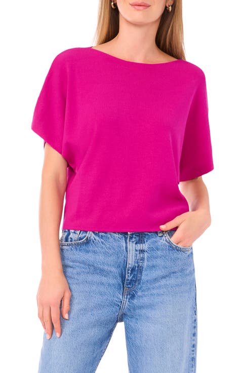 Short Sleeve Crop Sweater
