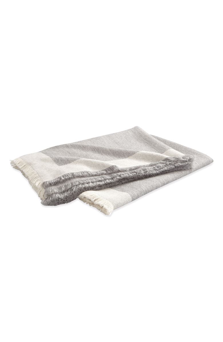 Matouk Suri Alpaca Throw Blanket, Main, color,