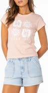 Roxy Hibiscus Swirl 90s Baby Tee