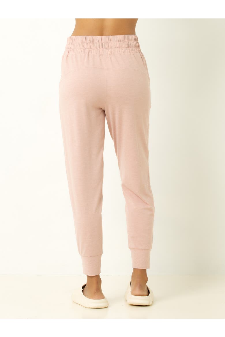 Lightweight Drawstring Jogger, Alternate, color, Heather Pink