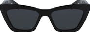 FERRAGAMO 55mm Butterfly Sunglasses