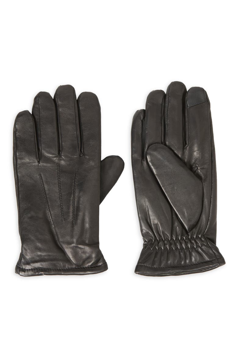 Fownes Brothers Leather Basic Tech Gloves (Men) | Nordstromrack